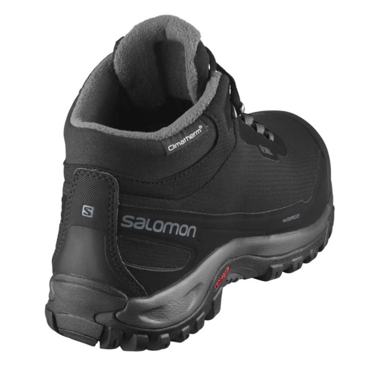 Black Salomon Shelter CSWP Men's Winter Boots | IE ET7912